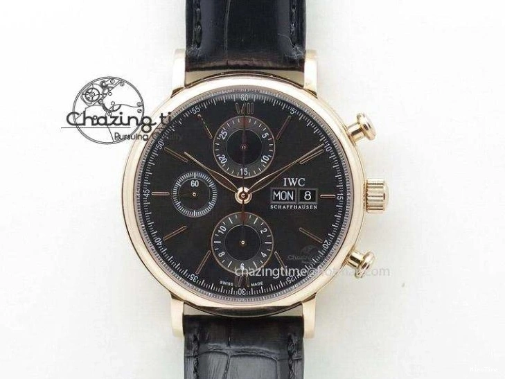 MIROTIME 1224 Aquatimer Chrono IW376803 V6F 1:1 Best Edition Blue Dial on Ruber Strap A Neat 7083